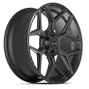 24x10 4P06 Satin Black - 6x135 + 6x139.7 +18ET