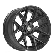 Set(4) 22x10 4P40 Satin Black - 6x135 &amp; 6x139.7 -18ET with 33x12.50r22 TBB TS-57 RT Tires