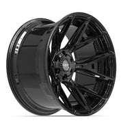 Set(4) 22x12 4P40 Gloss Black - 6x135 &amp; 6x139.7 -44ET