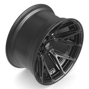 Set(4) 22x12 4P40 Satin Black - 6x135 &amp; 6x139.7 -44ET