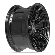 Set(4) 20x10 4P44 Gloss Black - 6x135 &amp; 6x139.7 -18ET