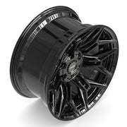 20x10 4P44 Gloss Black - 6x135 + 6x139.7 -18ET