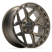 Set(4) 22x10 4P55 Satin Bronze - 6x135 &amp; 6x139.7 -18ET with 33x12.50r22 Sailun TerraMax RT Tires &amp; TPMS