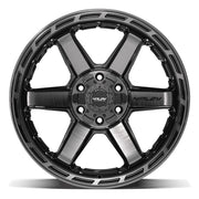 Set(4) 20x10 4P63 Gloss Black Brushed with Tinted Clear - 5x127 &amp; 5x139.7 -18ET