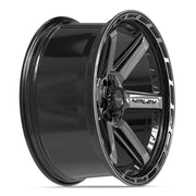 22" 4PLAY GEN3 Wheel fits Ram-Dodge-Jeep-GM-Ford - 4P63 Brushed Black 22x10