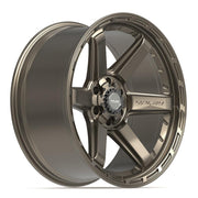 22" 4PLAY Wheels fit GM-Ford-Lincoln-Nissan-Toyota - 4P63 Satin Bronze 22x10, Bridgestone Tires Set