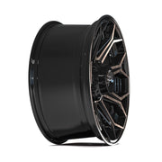 4P80R Gloss Black Brushed with Tinted Clear