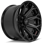 4P80R Gloss Black Brushed with Tinted Clear