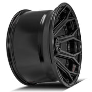 4P80R Gloss Black Brushed with Tinted Clear