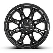 4PLAY 4P83 20x9 6x135 + 6x139.7 Gloss Black Wheels 275-55-20 Sailun TerraMax RT Tires SET