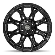 Set(4) 20x9 4P83 Gloss Black - 6x135 &amp; 6x139.7 +0ET with 275/55r20 Goodyear Eagle LS2 Tires &amp; TPMS