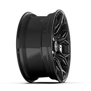 4PLAY 4P83 20x9 6x135 + 6x139.7 Gloss Black Wheels 275-55-20 Sailun TerraMax RT Tires SET