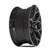 4PLAY 4P83 20x9 6x135 + 6x139.7 Gloss Black Brushed with Tinted Clear Wheels 275-55-20 Sailun TerraMax RT Tires SET