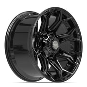 Set(4) 20x10 4P83 Gloss Black - 8x170 -18ET