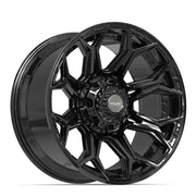 Set(4) 20x10 4P83 Gloss Black - 8x180 -18ET