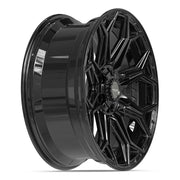 Set(4) 22x9 4P83 Gloss Black - 6x135 &amp; 6x139.7 +12ET