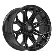 Set(4) 22x10 4P83 Gloss Black - 6x135 &amp; 6x139.7 -18ET