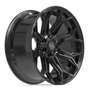 Set(4) 22x10 4P83 Gloss Black - 6x135 &amp; 6x139.7 -18ET