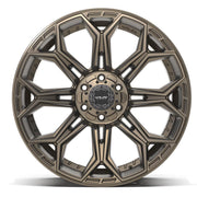 Set(4) 22x10 4P83 Satin Bronze - 6x135 &amp; 6x139.7 -18ET with 285/45r22 Sailun TerraMax RT Tires