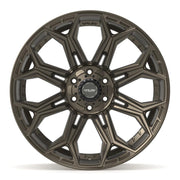 Set(4) 22x10 4P83 Satin Bronze - 6x135 &amp; 6x139.7 -18ET with 33x12.50r22 Sailun TerraMax RT Tires &amp; TPMS