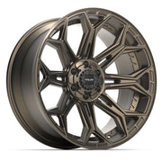 Set(4) 22x10 4P83 Satin Bronze - 6x135 &amp; 6x139.7 -18ET with 285/45r22 Sailun TerraMax RT Tires &amp; TPMS