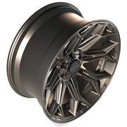 4PLAY 4P83 22x10 6x135 + 6x139.7 Satin Bronze Wheels 33x12.50-22 Sailun TerraMax RT Tires SET