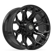 Set(4) 22x10 4P83 Gloss Black - 8x170 -18ET