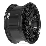 Set(4) 22x10 4P83 Gloss Black - 8x170 -18ET