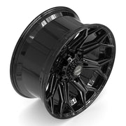 Set(4) 22x10 4P83 Gloss Black - 8x170 -18ET