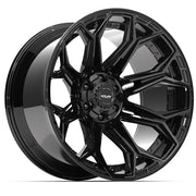 22x12 4P83 Gloss Black - 6x135 + 6x139.7 -44ET