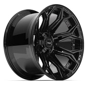 22x12 4P83 Gloss Black - 6x135 + 6x139.7 -44ET