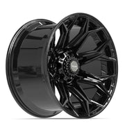 Set(4) 22x12 4P83 Gloss Black - 8x180 -44ET