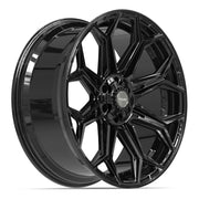 Set(4) 24x10 4P83 Gloss Black - 6x135 &amp; 6x139.7 +18ET with 295/35r24 Sailun Atrezzo SVR LX+ Tires
