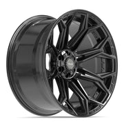 Set(4) 24x12 4P83 Gloss Black - 6x135 &amp; 6x139.7 -44ET