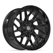Set(4) 22x10 4PL28 Gloss Black - 6x135 &amp; 6x139.7 -18ET