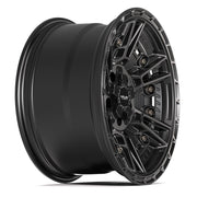 Set(4) 17x9 4PS01 Satin Black - 5x127 &amp; 5x139.7 -6ET