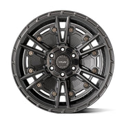 4PLAY 4PS01 18x9 6x135 + 6x139.7 -6et Satin Black Wheel SET