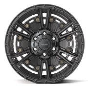Set(4) 18x9 4PS01 Satin Black - 6x135 &amp; 6x139.7 -6ET with 275/65r18 Sailun TerraMax AT2 Tires &amp; TPMS