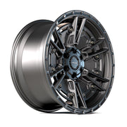 4PLAY 4PS01 18x9 6x135 + 6x139.7 -6et Satin Black Wheel SET