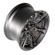 4PLAY 4PS01 18x9 6x135 + 6x139.7 -6et Satin Black Wheel SET