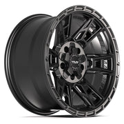 17x9 4PS20 Satin Black - 5x127 + 5x139.7 -6ET