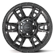 Set(4) 17x9 4PS20 Satin Black - 6x135 &amp; 6x139.7 +18ET with 33x12.50r17 Sailun TerraMax RT Tires
