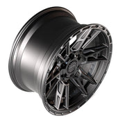 4PLAY 4PS20 18x8 5x108 + 5x110 38et Satin Black Wheel SET