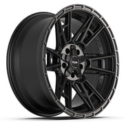 20x9 4PS20 Satin Black - 5x127 + 5x139.7 -6ET