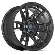 Set(4) 20x9 4PS20 Satin Black - 6x135 &amp; 6x139.7 +18ET with 275/55r20 TBB TS-37 AT Tires &amp; TPMS