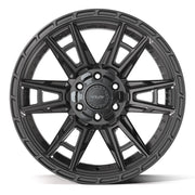 Set(4) 20x9 4PS20 Satin Black - 6x135 &amp; 6x139.7 -6ET with 275/55r20 TBB TS-37 AT Tires &amp; TPMS