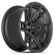 4PLAY 4PS20 20x9 6x135 + 6x139.7 Satin Black Wheels 275-55-20 TBB TS-37 AT Tires SET