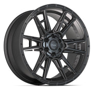 Set(4) 22x10 4PS20 Satin Black - 6x135 &amp; 6x139.7 +24ET with 33x12.50r22 TBB TS-57 RT Tires &amp; TPMS