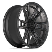 Set(4) 22x10 4PS20 Satin Black - 6x135 &amp; 6x139.7 +24ET with 33x12.50r22 TBB TS-57 RT Tires