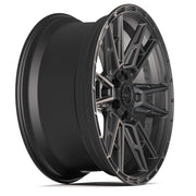 22x10 4PS20 Satin Black - 6x135 + 6x139.7 +24ET